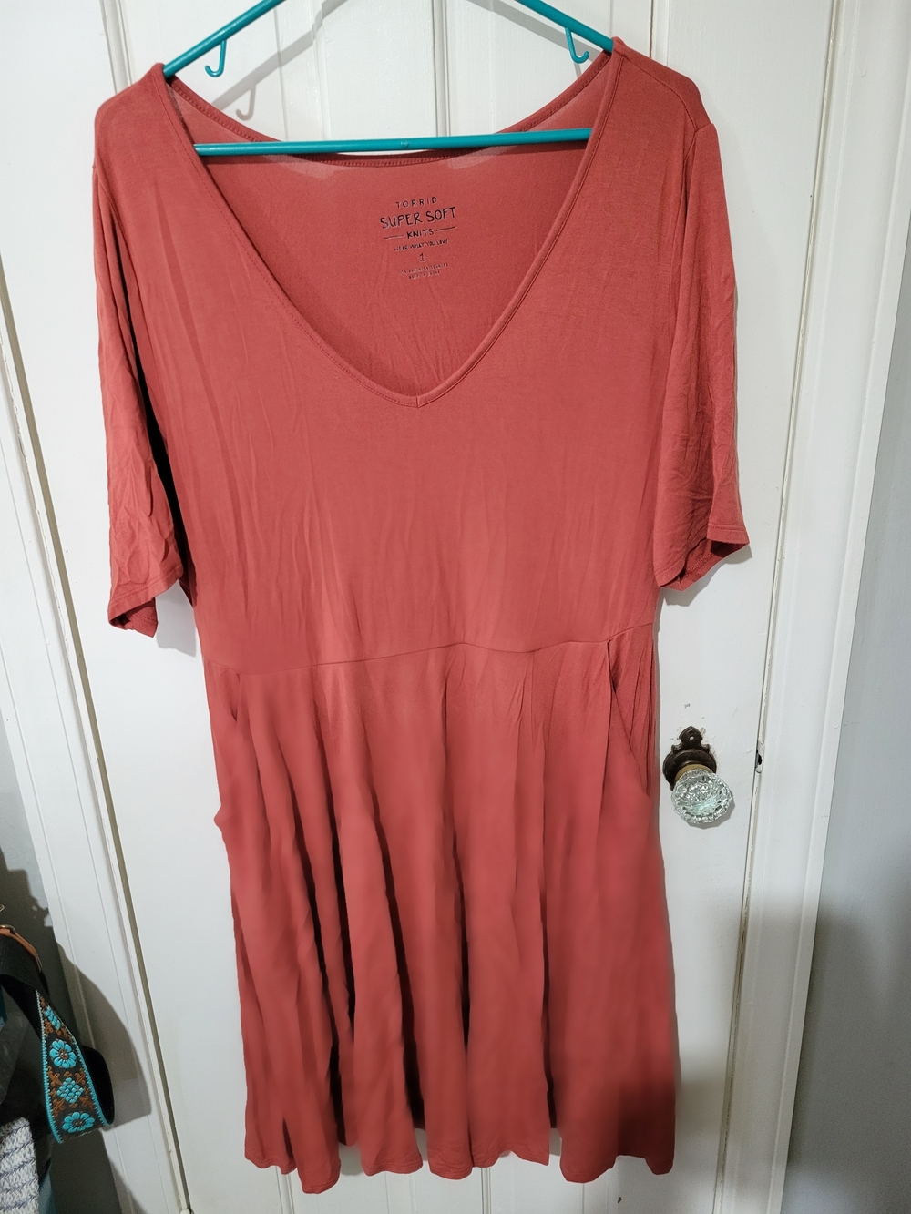 Torrid Super Soft V-Neck Swing Dress